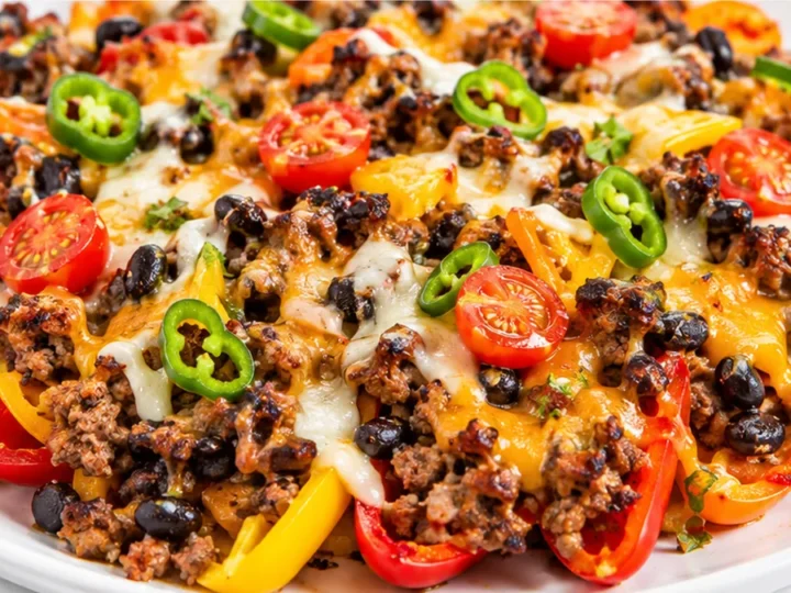 Air Fryer Mini Pepper Nachos