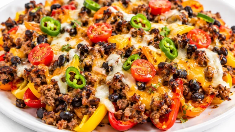 Air Fryer Mini Pepper Nachos
