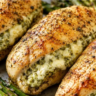 Air Fryer Stuffed Chicken Breasts