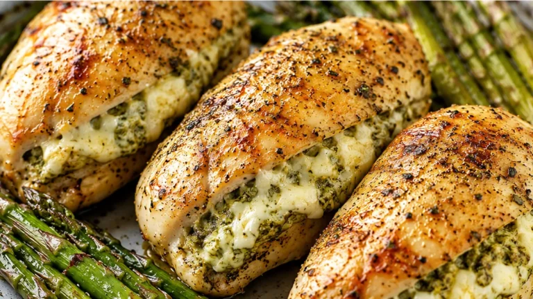 Air Fryer Stuffed Chicken Breasts