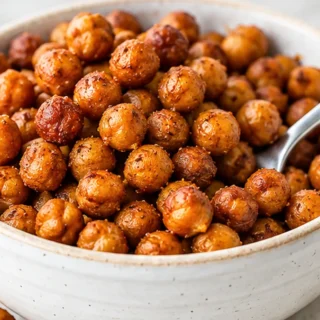 Crispy Air Fryer Chickpeas Snack
