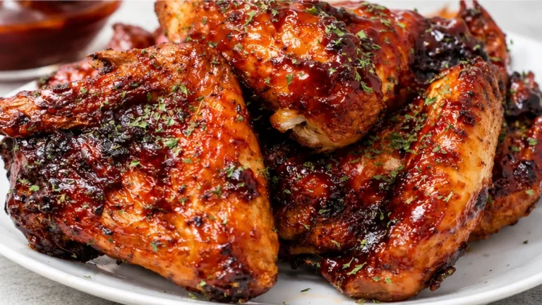 Crispy Air Fryer Honey BBQ Wings