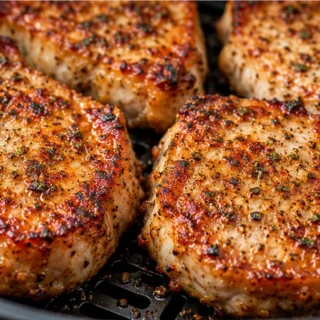 Crispy Air Fryer Pork Chops in 15 Mins!