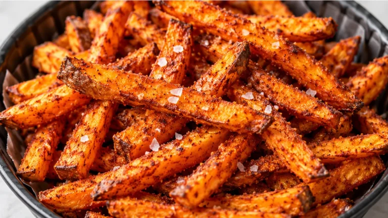 Crispy Air Fryer Sweet Potato Fries in 15 Min!