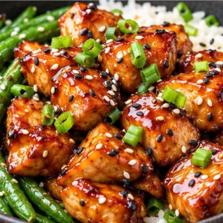 Crispy Air Fryer Teriyaki Chicken - SO JUICY!
