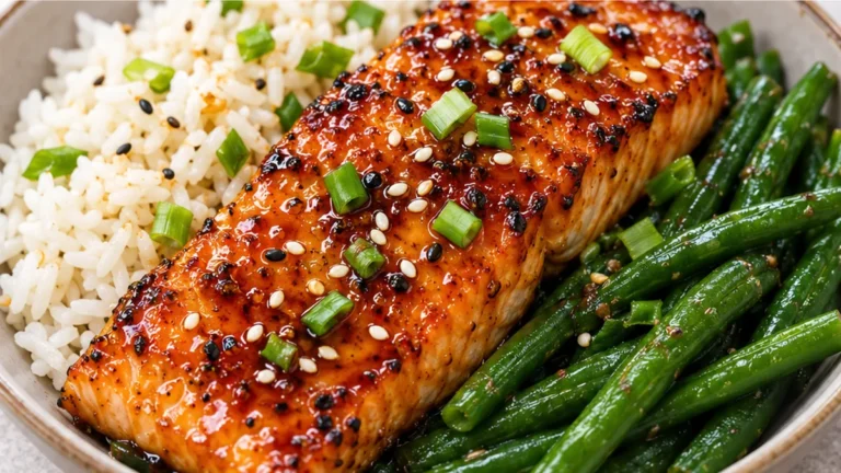 CRISPY Air Fryer Teriyaki Salmon in 15 Mins!