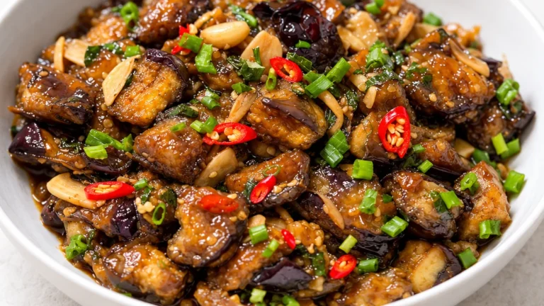 Crispy Air Fryer Thai Eggplant