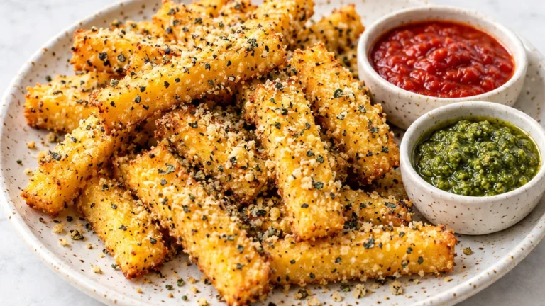 Crispy Vegan Polenta Fries Recipe