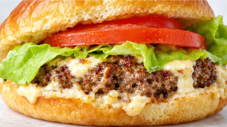 Juicy Air Fryer Burgers in 15 Min