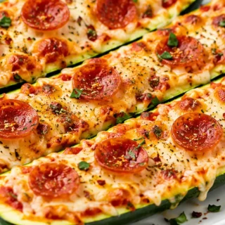 Zucchini Pizza Boats: Quick Snack!